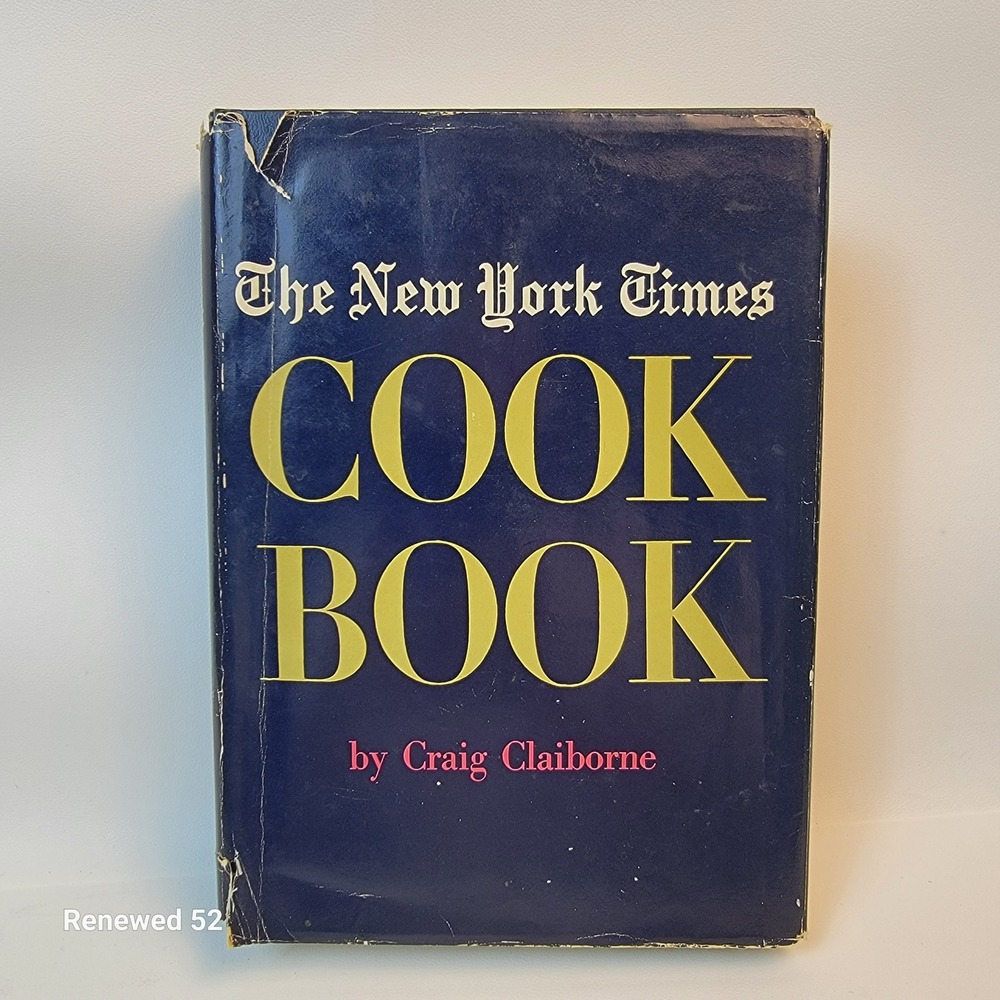 The New York Times Cook Book Craig Claiborne Vintage Hardcover Harper & Row